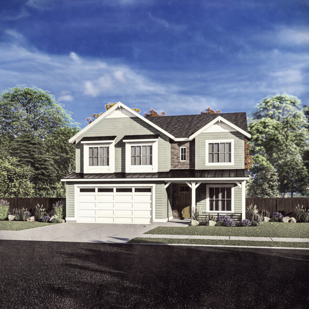 Fairview - 2 Story House Plans in Meridian ID