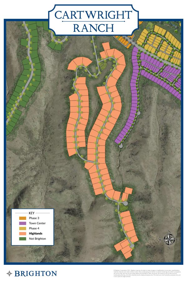 Cartwright Ranch Plat Map The Highlands At Cartwright Ranch -