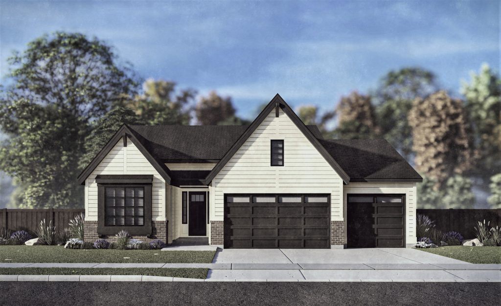 Weston - Single Story House Plans in Meridian ID