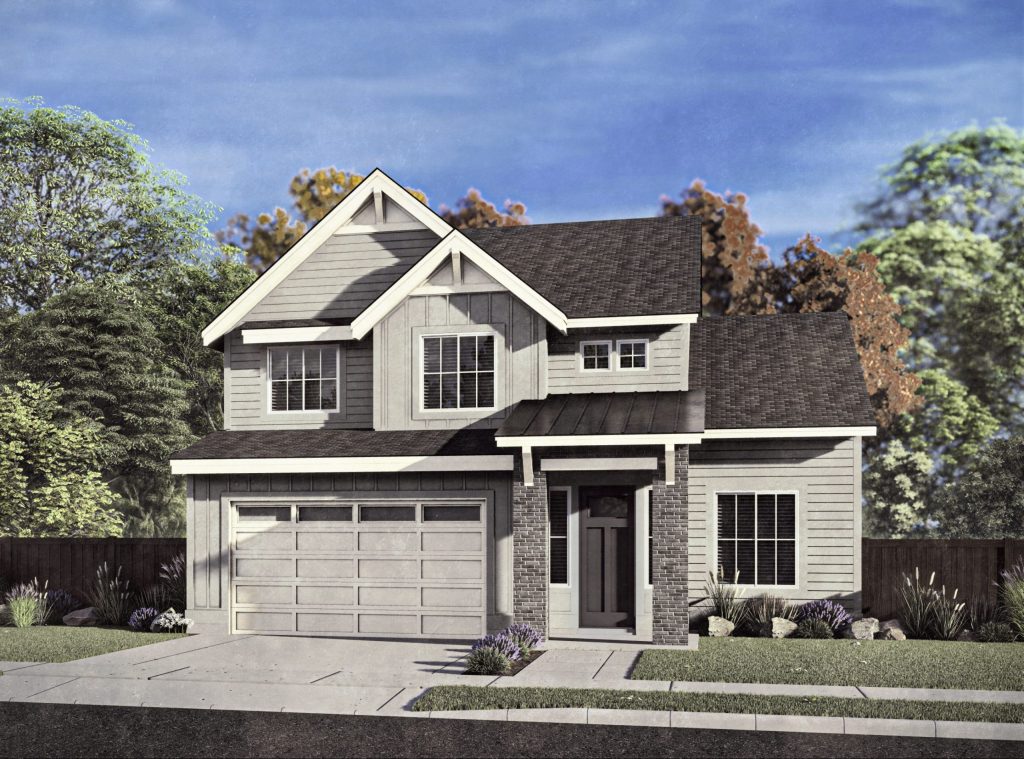 Tamarack - 2 Story House Plans in Nampa ID