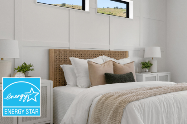 Bedroom with ENERGYSTAR logo